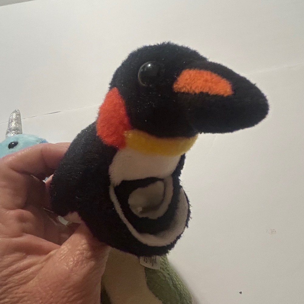 Plush Narwhal Toucan The Petting Zoo Smushable Wild Republic Wrap on objects - Picture 4 of 8